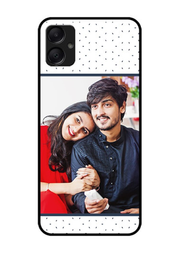 Galaxy M05 Custom Glass Phone Case - Premium Dot Design