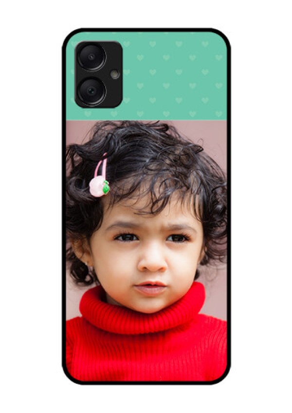 Galaxy M05 Custom Glass Phone Case - Lovers Picture Design