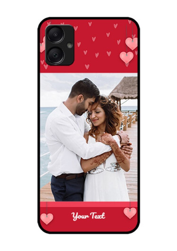 Galaxy M05 Custom Glass Phone Case - Valentines Day Design