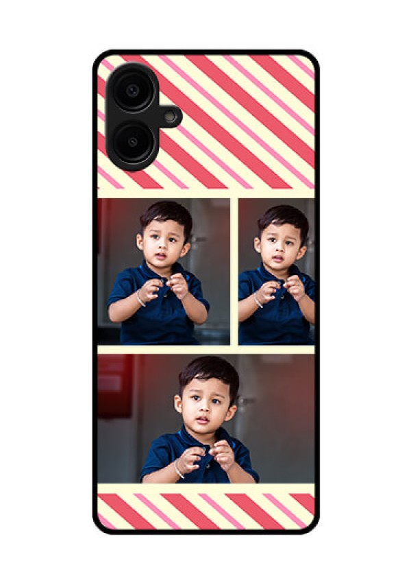 Galaxy M06 Custom Glass Phone Case - Picture Upload Mobile Case Design