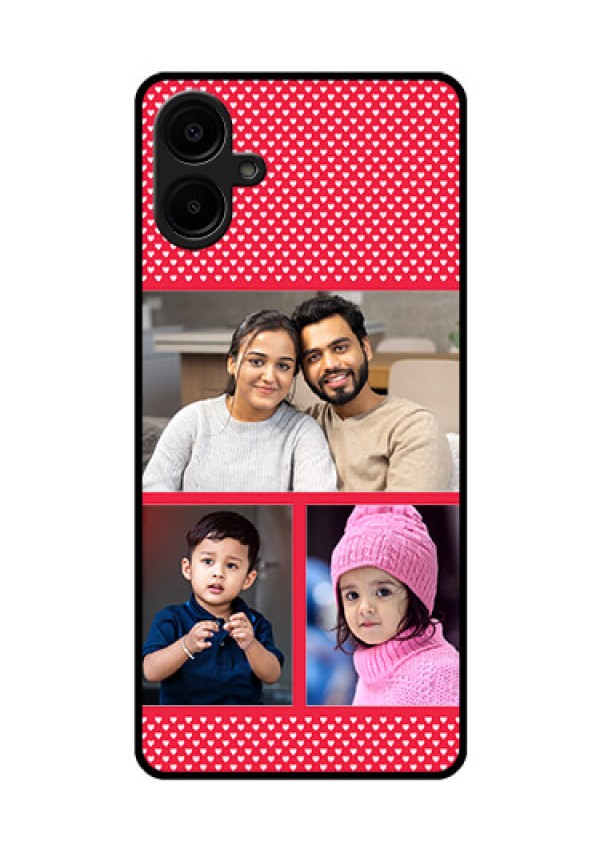 Galaxy M06 Custom Glass Phone Case - Bulk Photo Upload Design