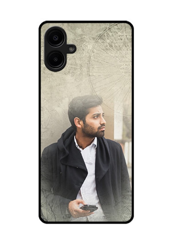 Galaxy M06 Custom Glass Phone Case - With Vintage Design