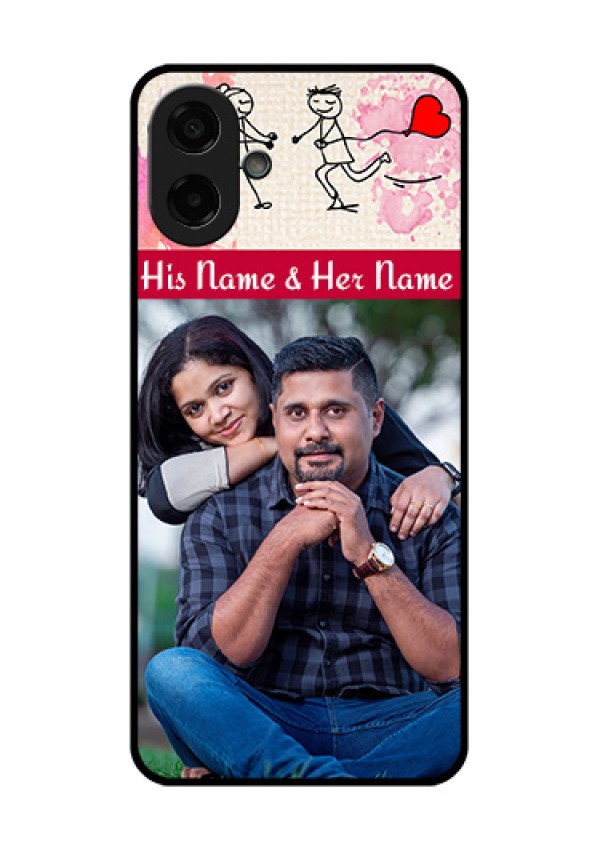 Samsung Galaxy M07 Custom Glass Phone Case - You And Me Case Design
