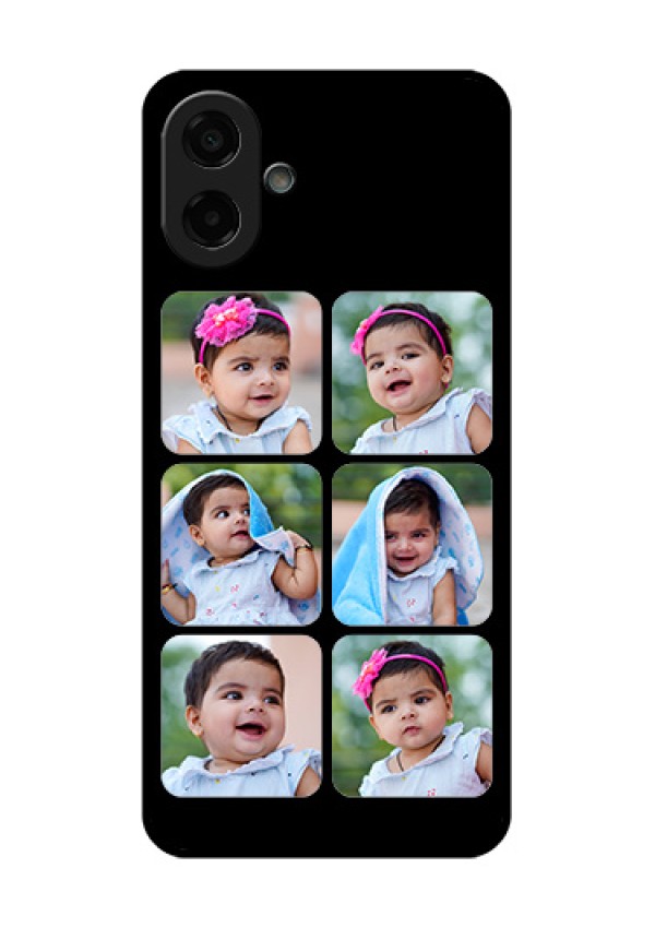 Samsung Galaxy M07 Custom Glass Phone Case - Multiple Pictures Design