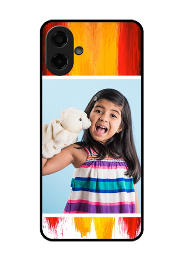 Samsung Galaxy M07 Custom Glass Phone Case - Multi Color Design