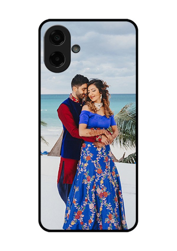 Samsung Galaxy M07 Custom Glass Phone Case - Upload Full Picture Design