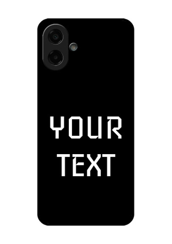 Samsung Galaxy M07 Custom Glass Phone Case - Your Name Design