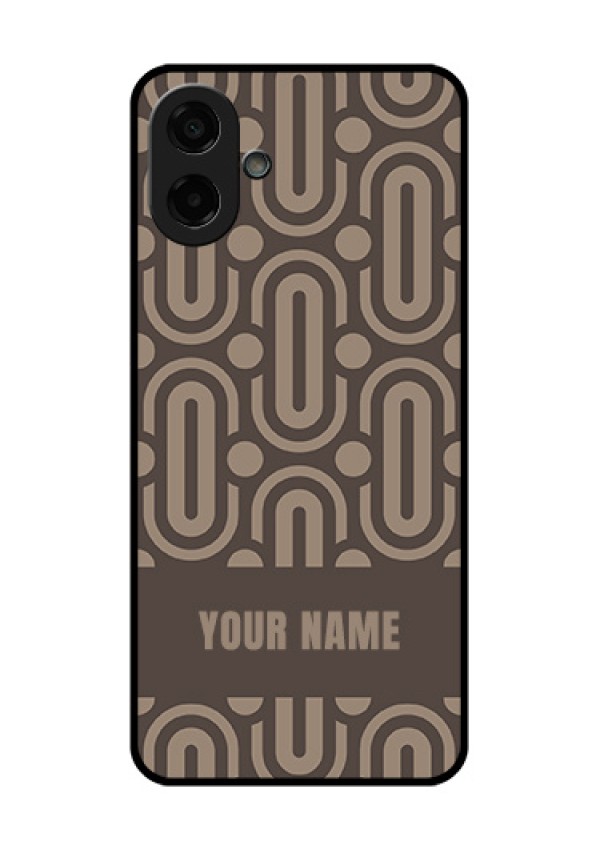 Samsung Galaxy M07 Custom Glass Phone Case - Captivating Zero Pattern Design