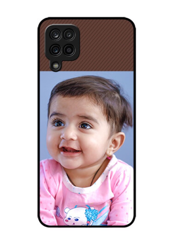 Galaxy M12 Custom Glass Mobile Case - Elegant Case Design