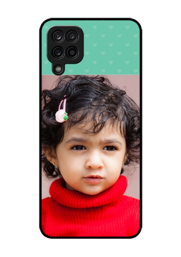 Galaxy M12 Custom Glass Phone Case - Lovers Picture Design