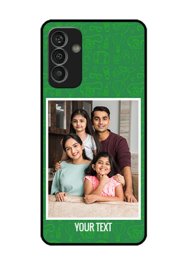 Galaxy M13 4G Personalized Glass Phone Case - Picture Upload Design