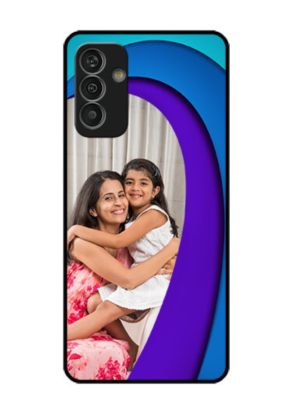 Galaxy M13 4G Photo Printing on Glass Case - Simple Pattern Design