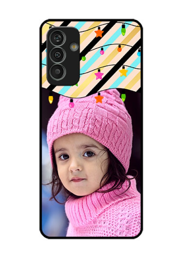 Galaxy M13 4G Custom Glass Mobile Case - Lights Hanging Design