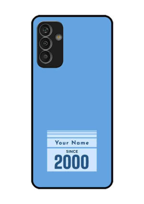 Galaxy M13 4G Custom Glass Mobile Case - Custom Year of birth Design