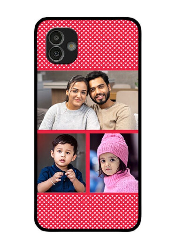 Samsung Galaxy M13 5G Personalized Glass Phone Case - Bulk Pic Upload Design