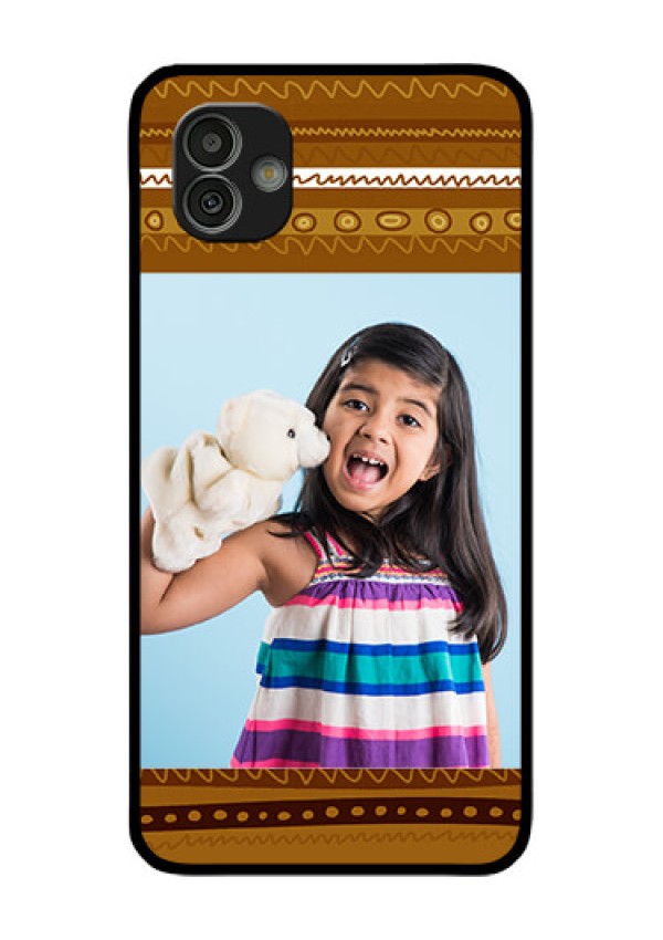 Samsung Galaxy M13 5G Custom Glass Phone Case - Friends Picture Upload Design