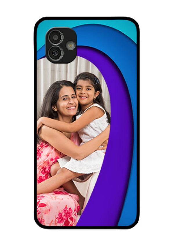 Samsung Galaxy M13 5G Photo Printing on Glass Case - Simple Pattern Design