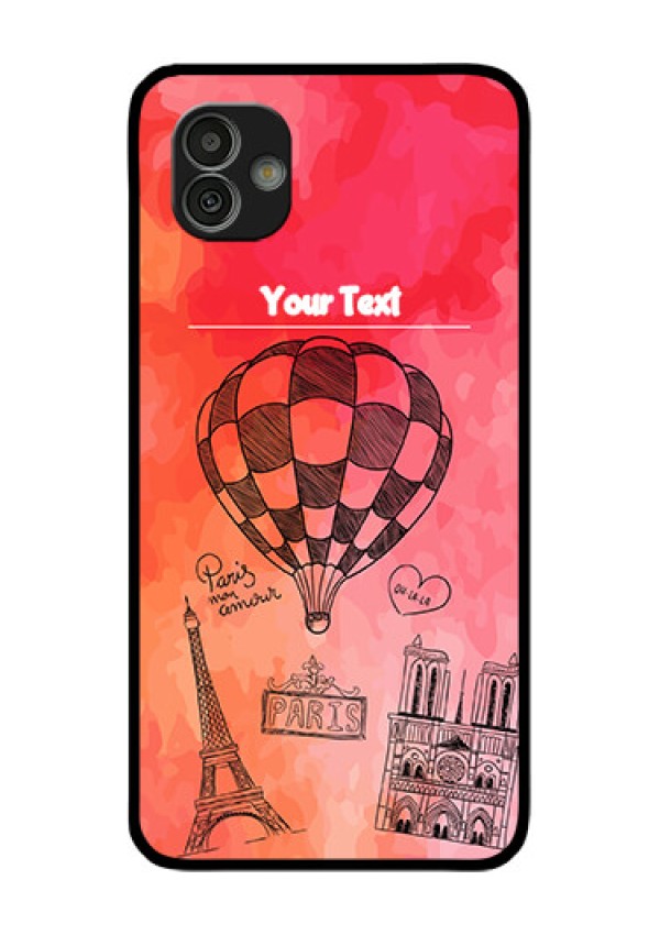 Samsung Galaxy M13 5G Custom Glass Phone Case - Paris Theme Design