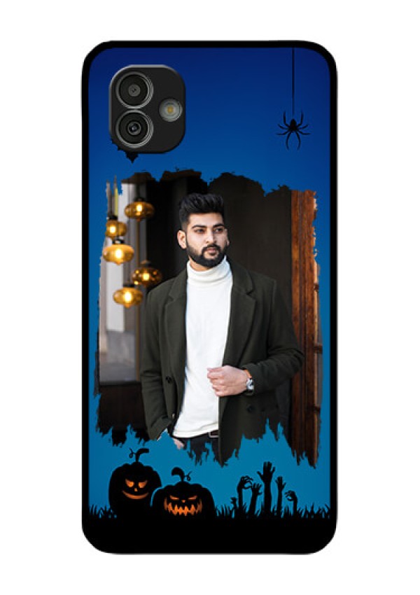 Samsung Galaxy M13 5G Photo Printing on Glass Case - with pro Halloween design