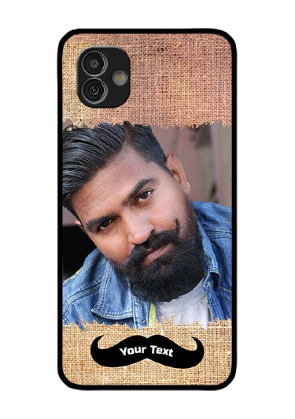 Samsung Galaxy M13 5G Personalized Glass Phone Case - with Texture Design