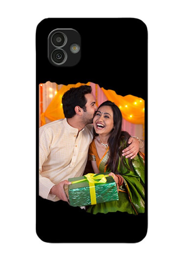Galaxy M13 5G Custom Glass Phone Case - Tear-off Design