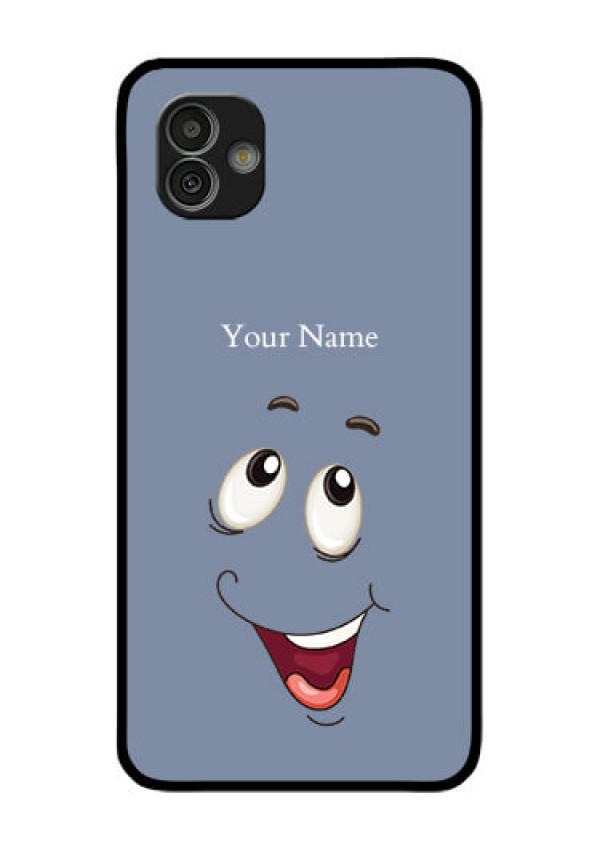 Galaxy M13 5G Photo Printing on Glass Case - Laughing Cartoon Face Design