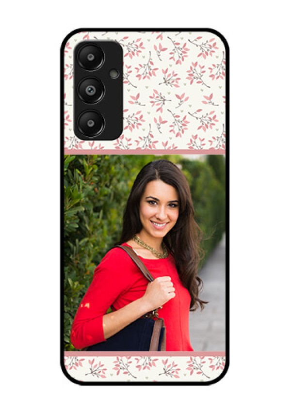 Galaxy M14 4G Custom Glass Phone Case - Stunning Floral Design