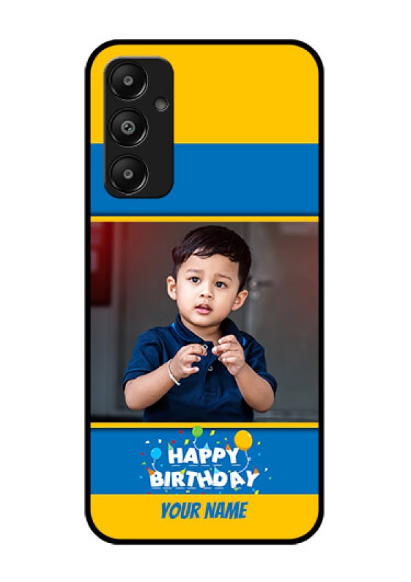 Galaxy M14 4G Custom Glass Phone Case - Birthday Wishes Design