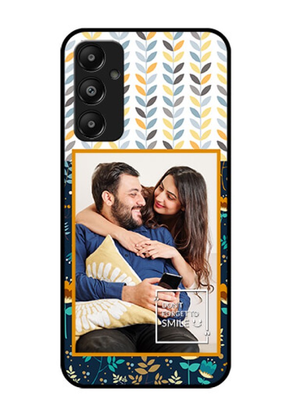 Galaxy M14 4G Custom Glass Phone Case - Pattern Design