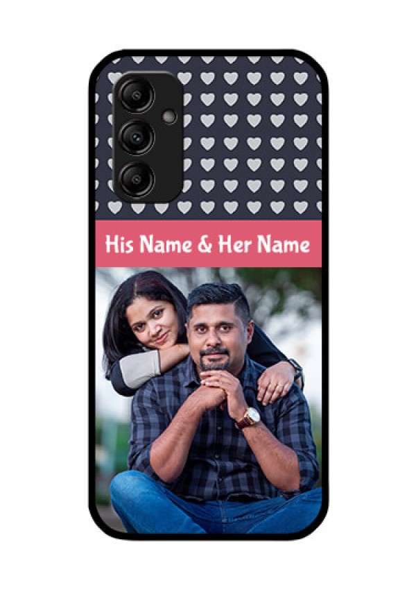 Galaxy M14 5G Custom Glass Mobile Case - Love Symbols Design
