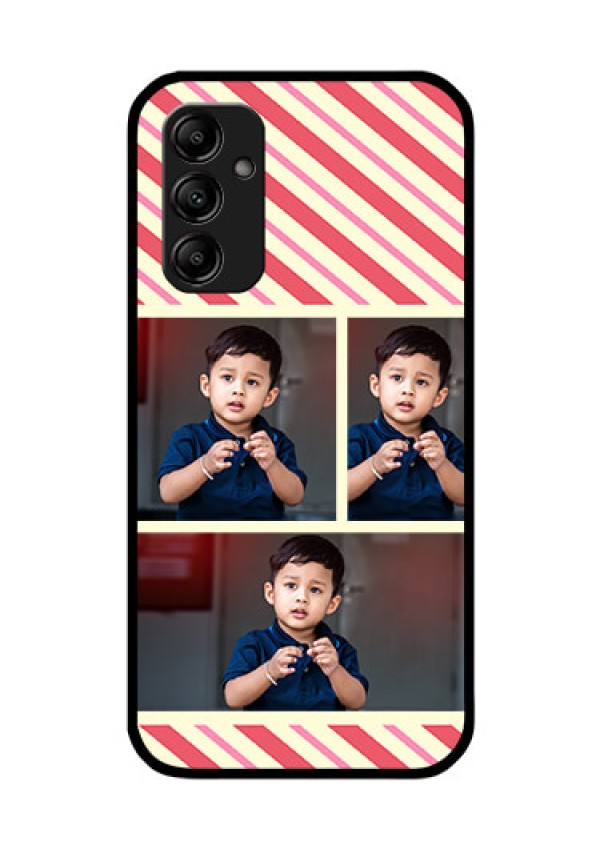 Galaxy M14 5G Personalized Glass Phone Case - Picture Upload Mobile Case Design