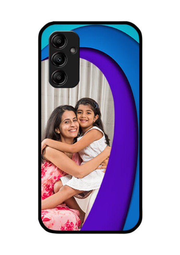 Galaxy M14 5G Photo Printing on Glass Case - Simple Pattern Design