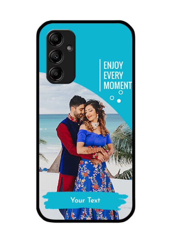 Galaxy M14 5G Custom Glass Mobile Case - Happy Moment Design