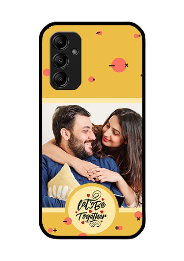 Galaxy M14 5G Photo Printing on Glass Case - Lets be Together Design