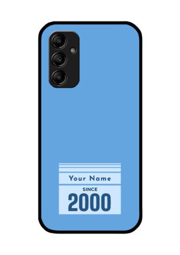 Galaxy M14 5G Custom Glass Mobile Case - Custom Year of birth Design