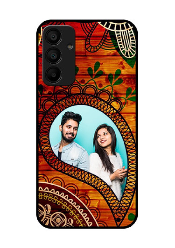 Galaxy M15 5G Custom Glass Phone Case - Abstract Colorful Design