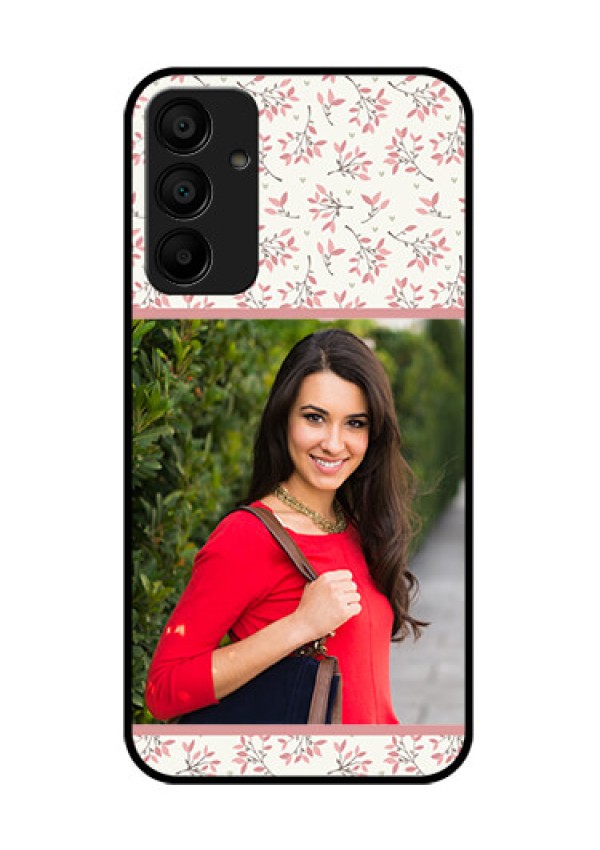 Galaxy M15 5G Custom Glass Phone Case - Stunning Floral Design