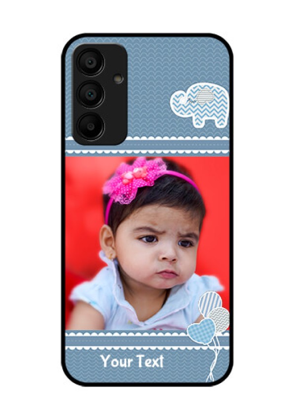 Galaxy M15 5G Custom Glass Phone Case - With Kids Pattern Design