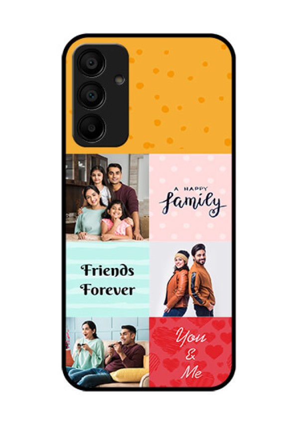 Galaxy M15 5G Custom Glass Phone Case - Images With Quotes Design
