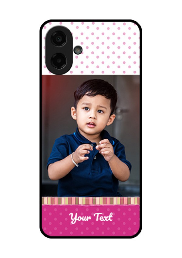 Samsung Galaxy M17e Custom Glass Phone Case - Cute Girls Cover Design