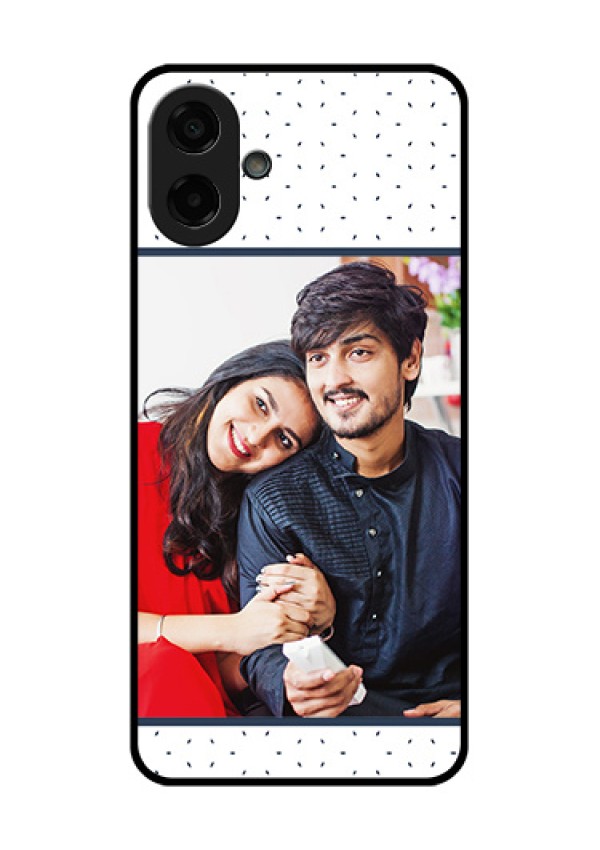 Samsung Galaxy M17e Custom Glass Phone Case - Premium Dot Design