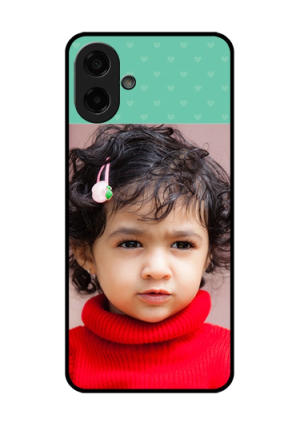 Samsung Galaxy M17e Custom Glass Phone Case - Lovers Picture Design