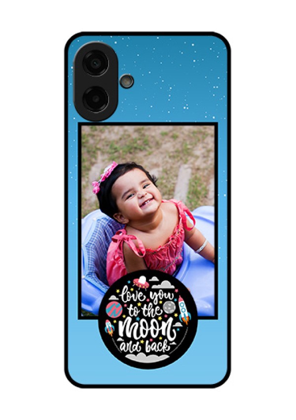 Samsung Galaxy M17e Custom Glass Phone Case - Wave Pattern Colorful Design