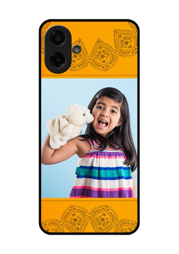 Samsung Galaxy M17e Custom Glass Phone Case - Photo Wedding Design
