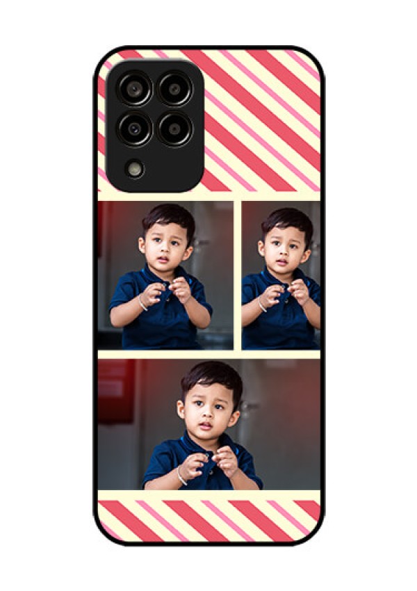 Galaxy m33-5g 5G Personalized Glass Phone Case - Picture Upload Mobile Case Design