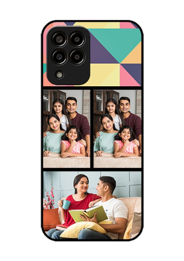 Galaxy m33-5g 5G Custom Glass Phone Case - Bulk Pic Upload Design