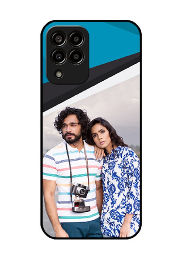 Galaxy m33-5g 5G Photo Printing on Glass Case - Simple Pattern Photo Upload Design