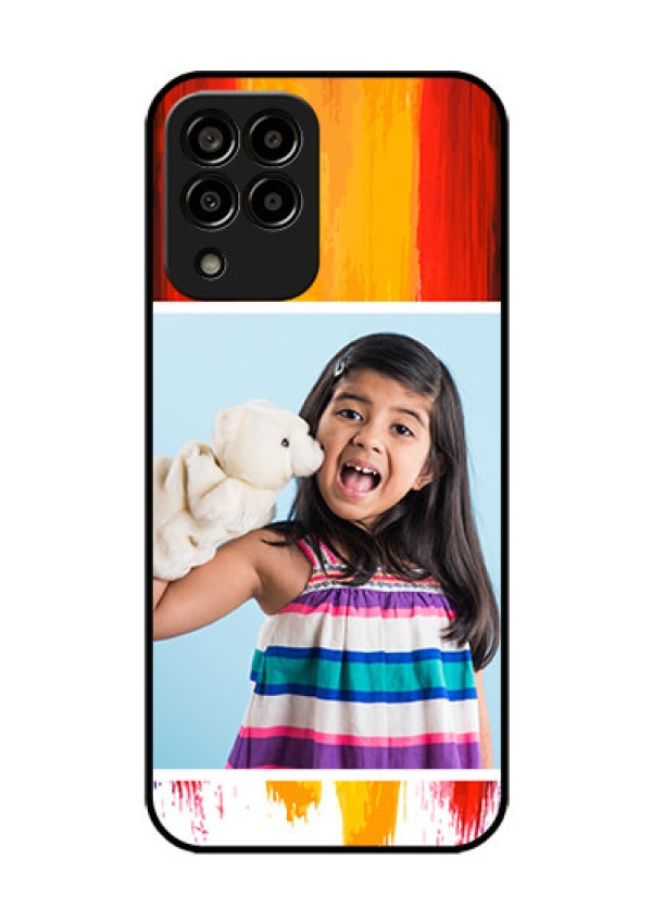 Galaxy m33-5g 5G Personalized Glass Phone Case - Multi Color Design