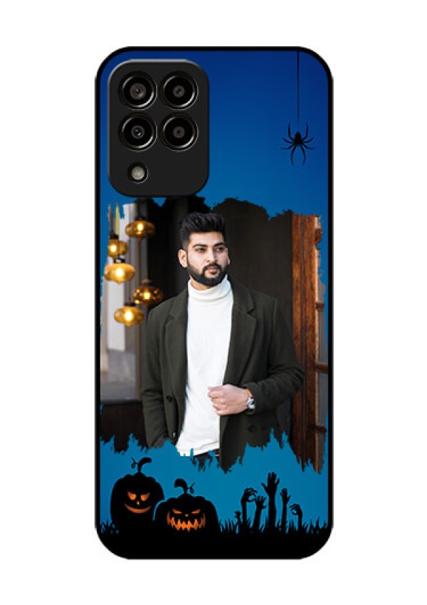 Galaxy m33-5g 5G Photo Printing on Glass Case - with pro Halloween design