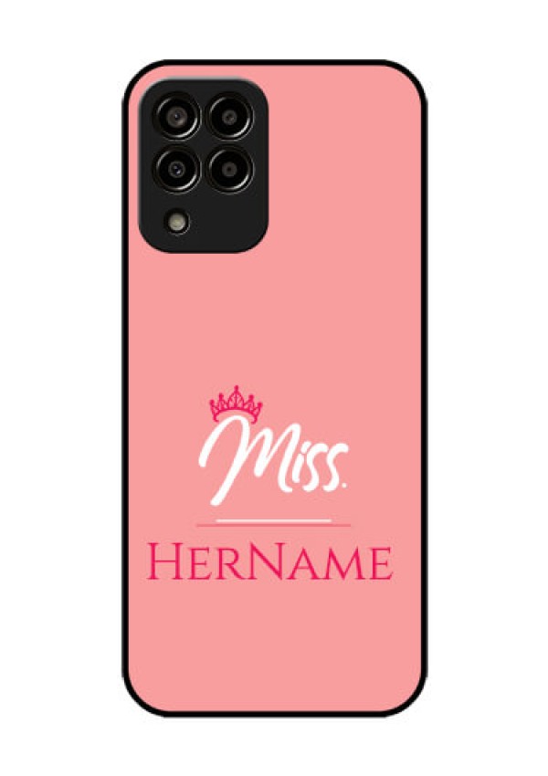 Galaxy m33-5g 5G Custom Glass Phone Case Mrs with Name